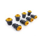   Plexi Idomcs. M5   (Anya + Alátét + Csavar) Sárga  8db szett