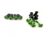   Plexi Idomcs. M5   (Anya + Alátét + Csavar) Zöld  8db szett