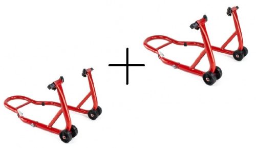 2 x Piros Első Kúpos Motoremelő 