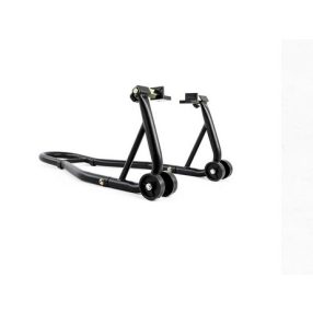 Fekete sima hátsó gumis motoremelő  (V) 