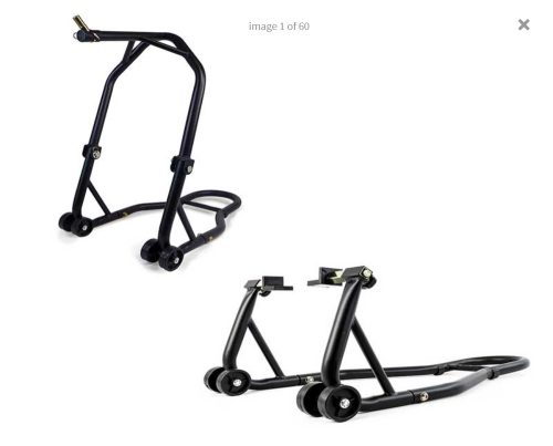 Fekete első nyak alatti+Fekete hátsó gumis motoremelő 