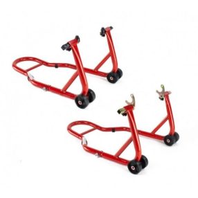 Piros első Kúpos + Piros Hátsó Villás  Emelő  Szett