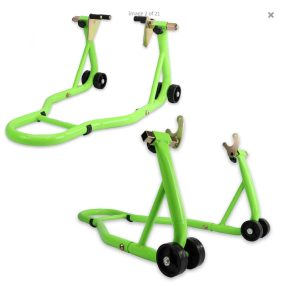 Zöld első 2 rudas+ Zöld hátsó villás emelő szett